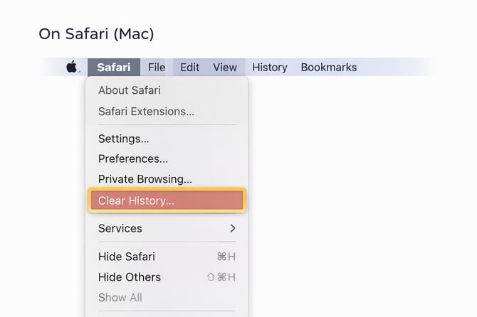 Bella&Bona | Safari Clear History (Mac)